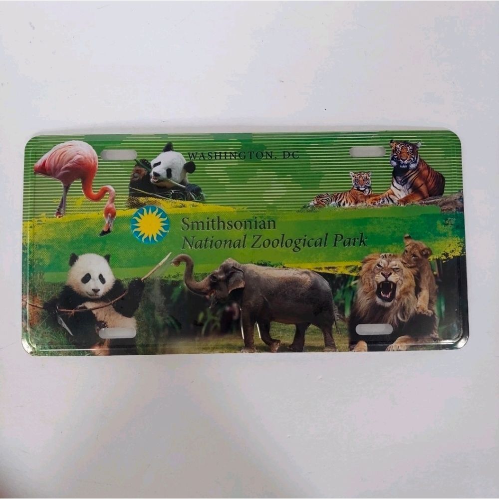 Novelty Washington DC Smithsonian National Zoological Park Animal License Plate